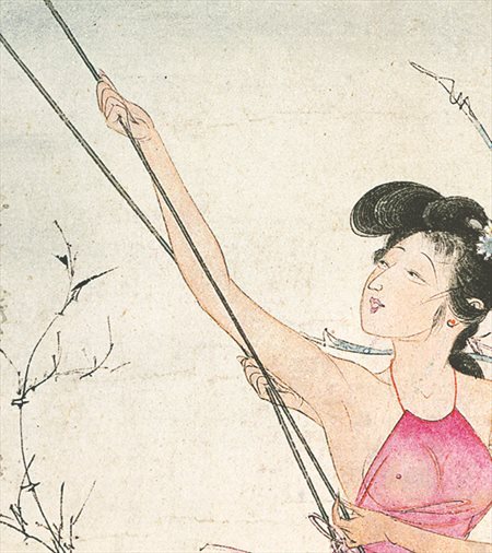 德清-胡也佛的仕女画和最知名的金瓶梅秘戏图